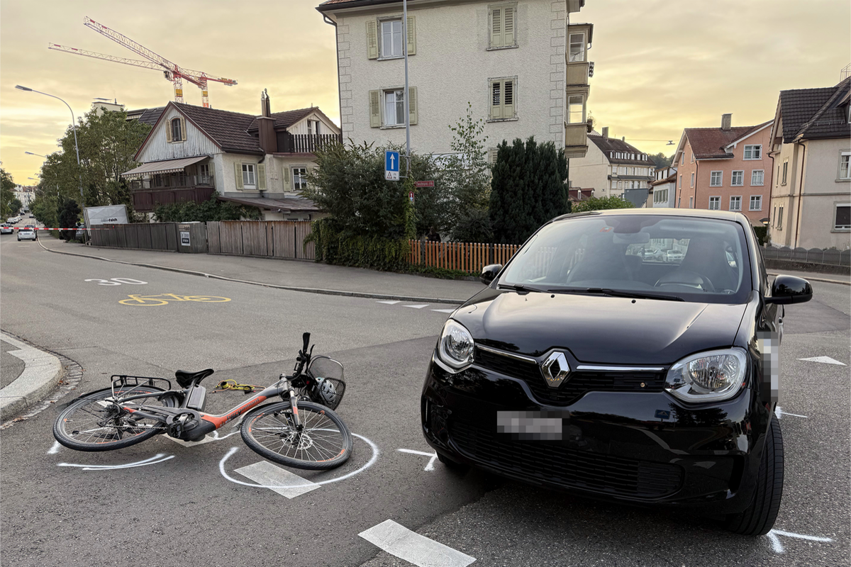 St.Gallen – E-Bikerin bei Unfall lebensbedrohlich verletzt