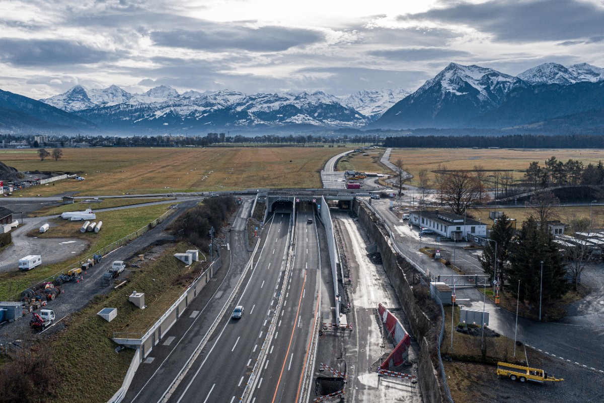 Thun BE – Sperrung der A6