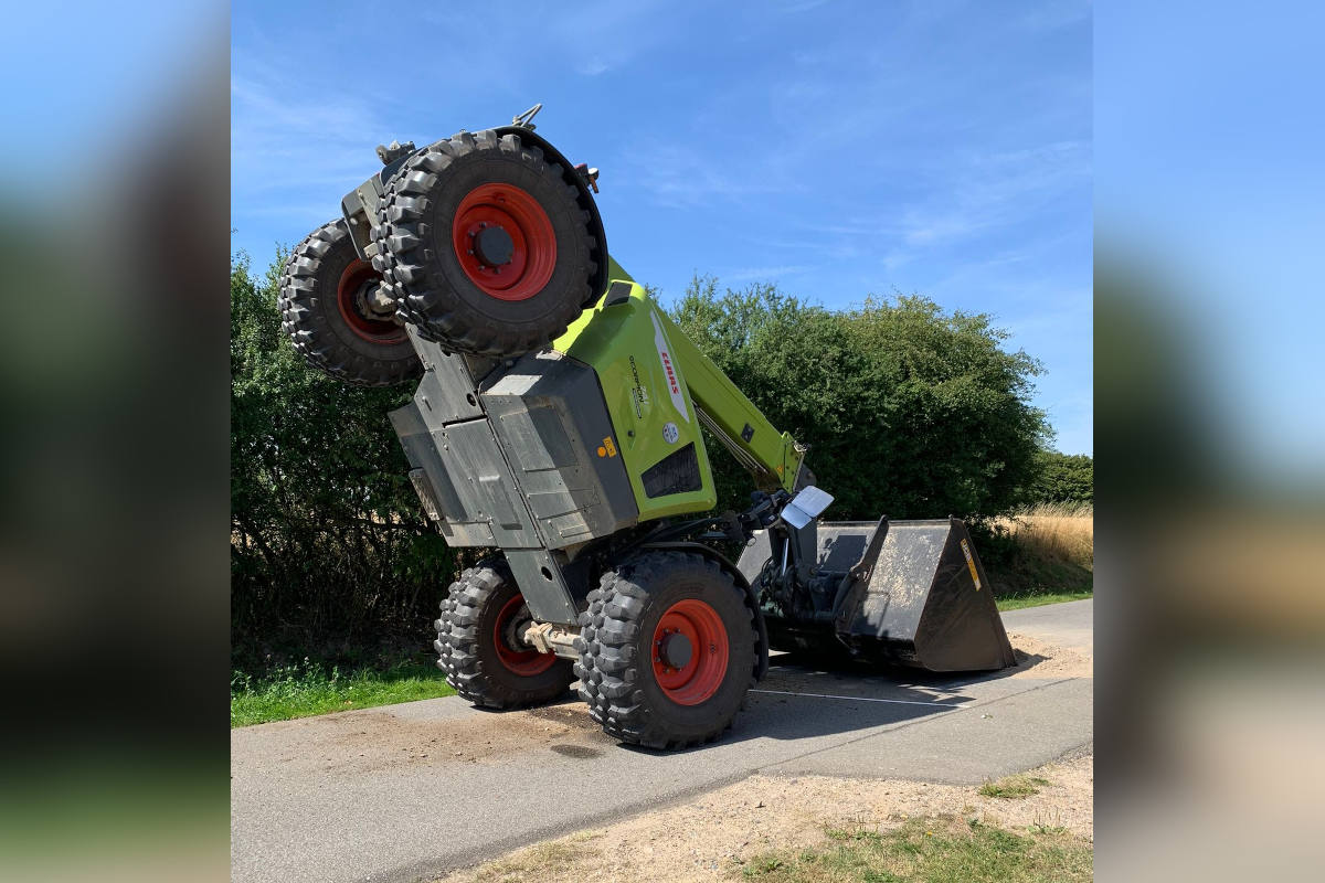 Ribnitz-Damgarten – Radlader verunfallt auf Gemeindestraße