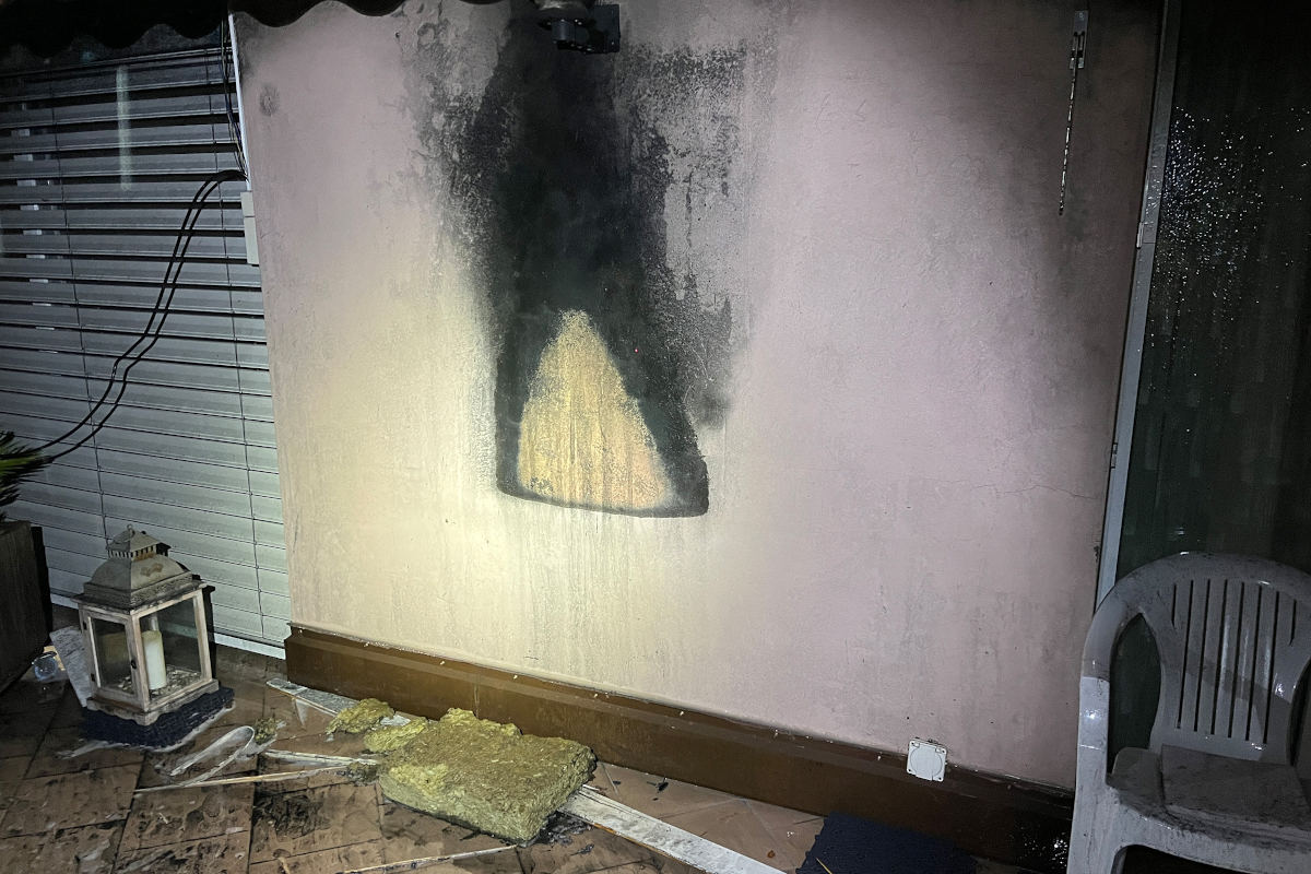 Basadingen TG – Brand einer Fassade eines Einfamilienhaus