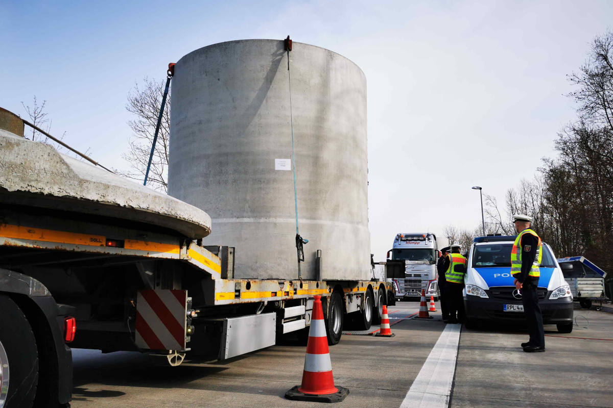 A61 Rheinhessen – Zu schwer und zu schnell