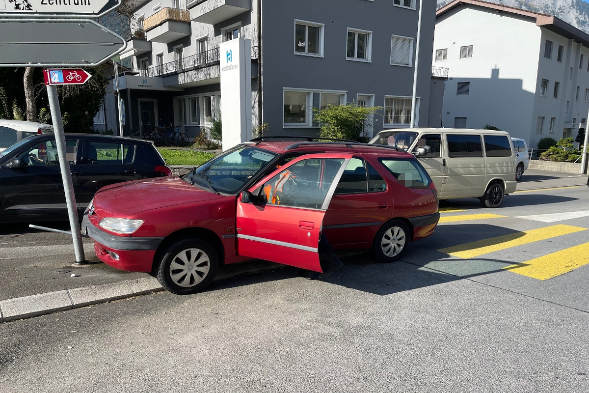 Unfall in Altdorf UR - Medizinisches Problem am Steuer 