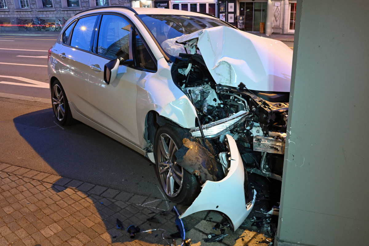 Luzern – Auto erfasst Fussgänger nach Unfall