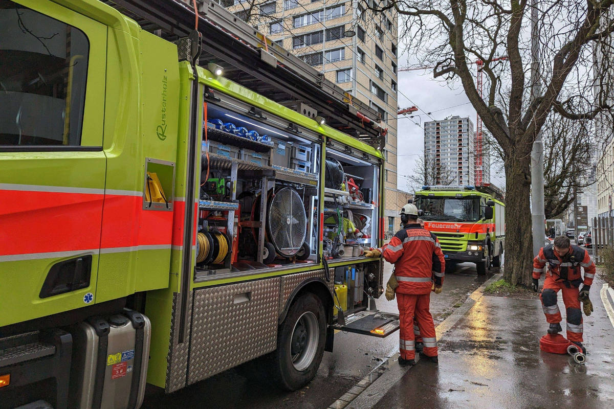 Stadt Zürich – Brand in einer Wohnung