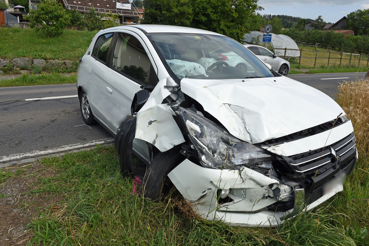 Aesch LU - Unter Drogeneinfluss verunfallt