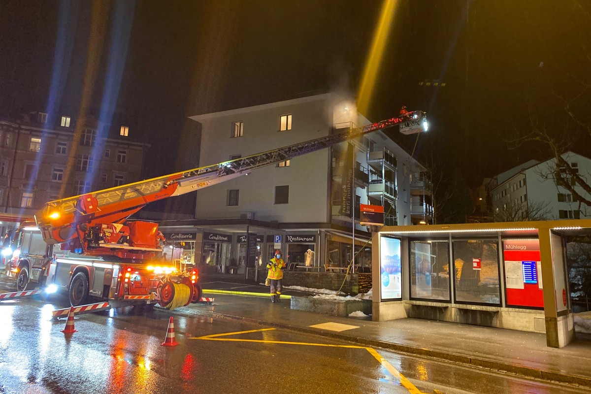 St. Gallen – Brand in Mehrfamilienhaus