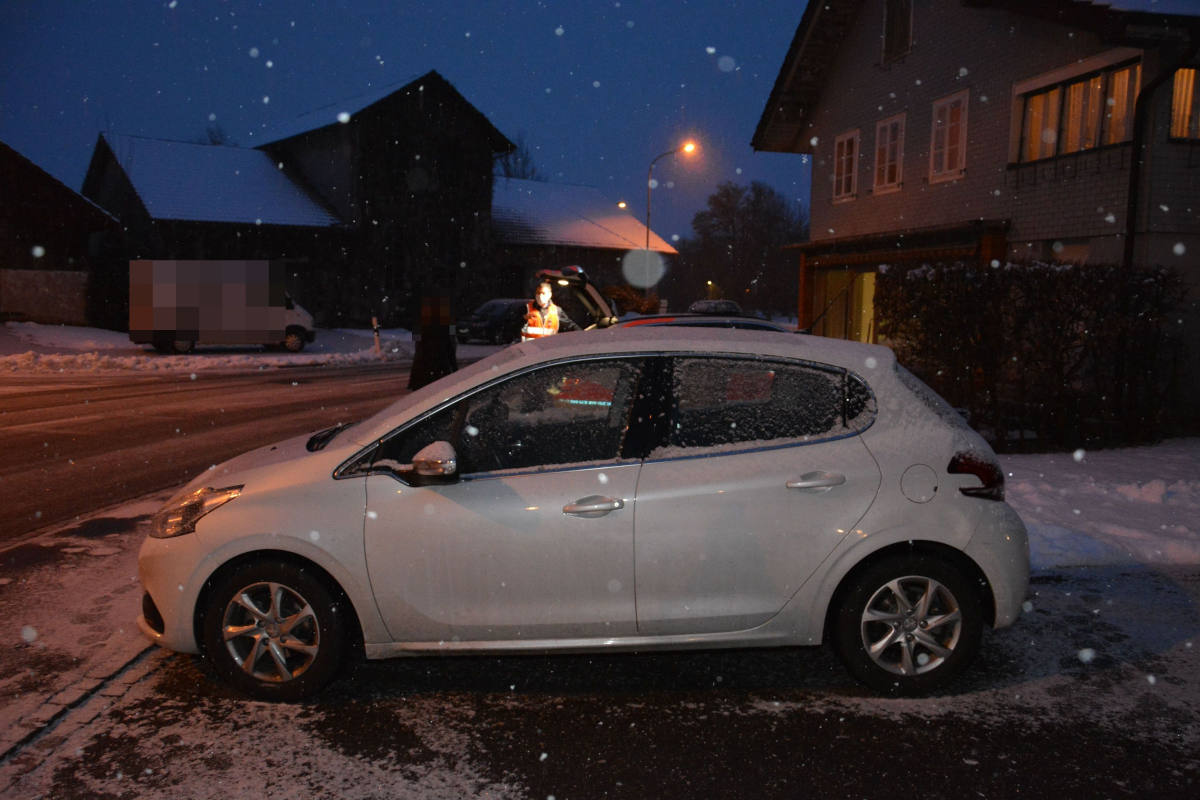 Subingen SO – Nach Streifkollision weitergefahren