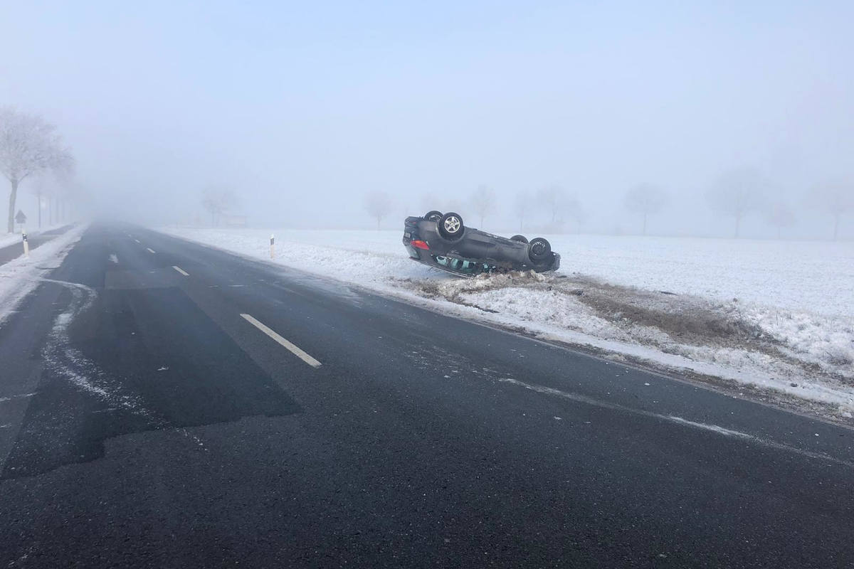 Bücken –  Sommerreifen führen zum Überschlag