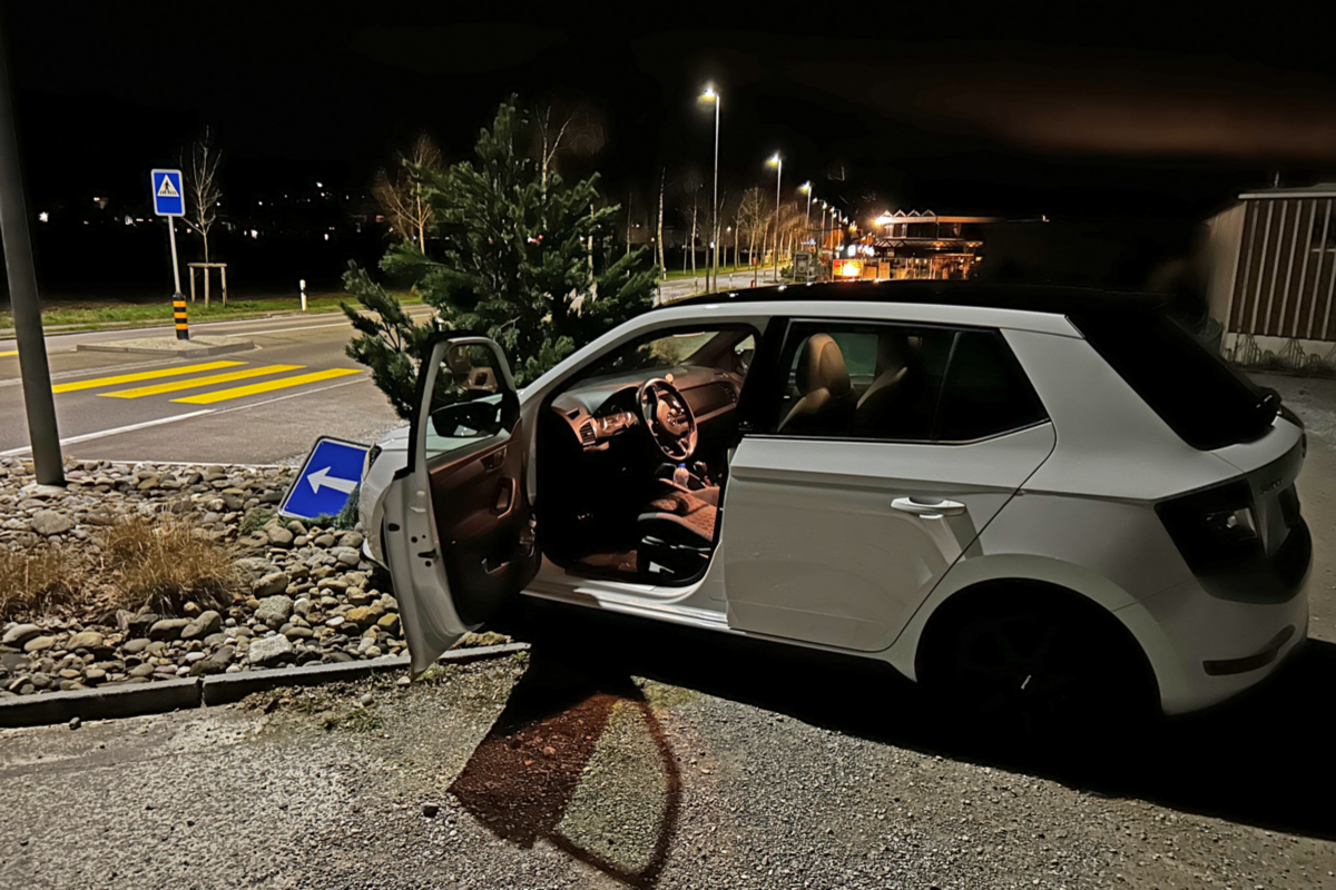 Aadorf TG - Alkoholisiert Unfall verursacht