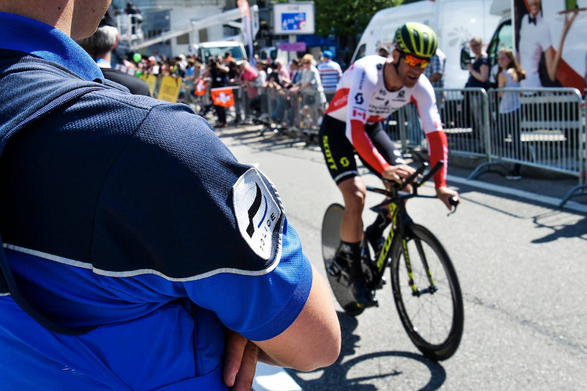 Tour de Romandie 2022 – Eine Ankunft in Romont und Abschnitte auf Freiburger Strassen