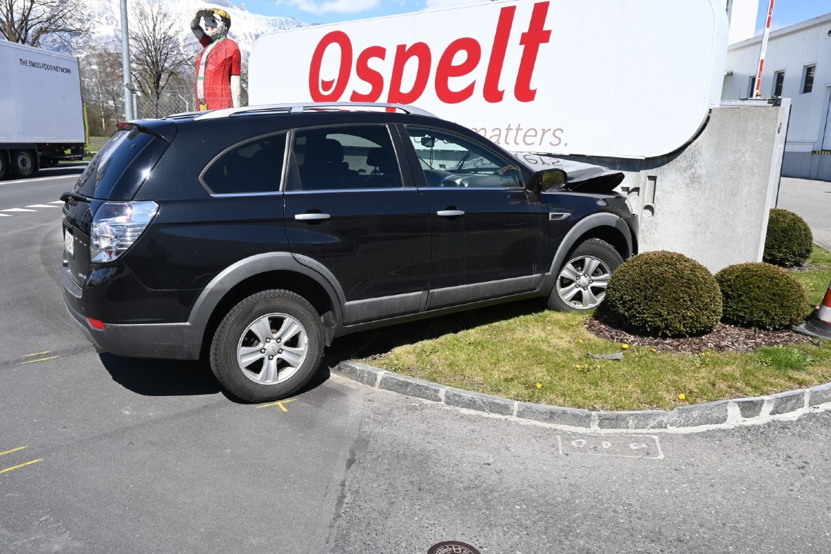 Gamprin FL - Verkehrsunfall mit Blechschaden