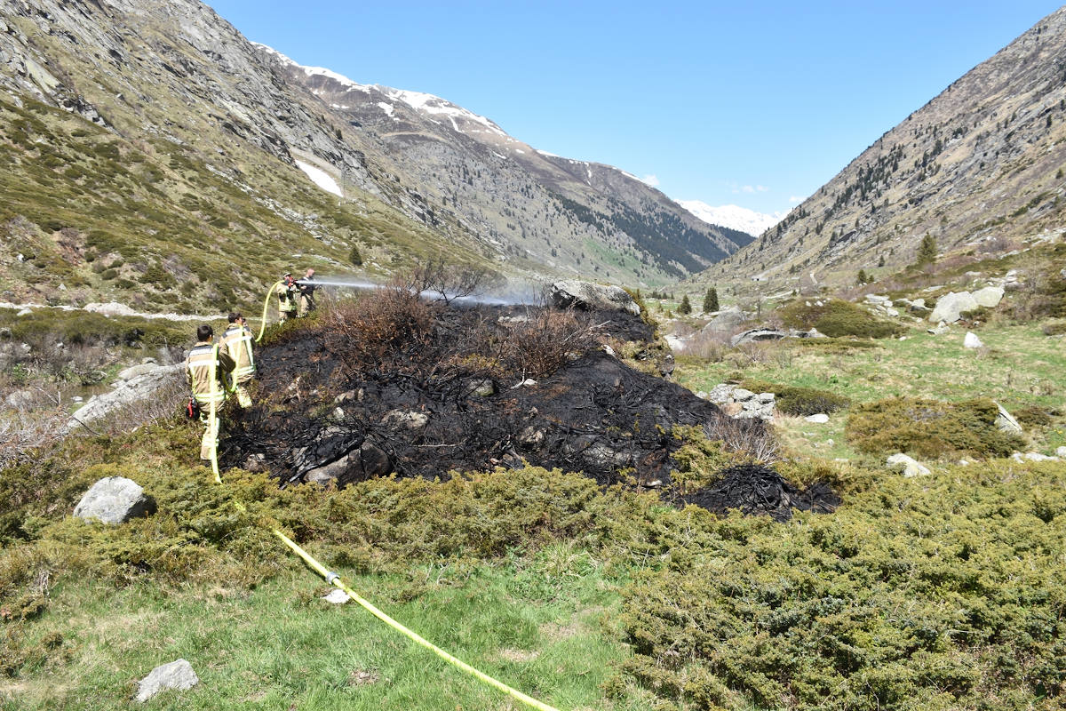 Medel GR – Flurbrand konnte rasch gelöscht werden