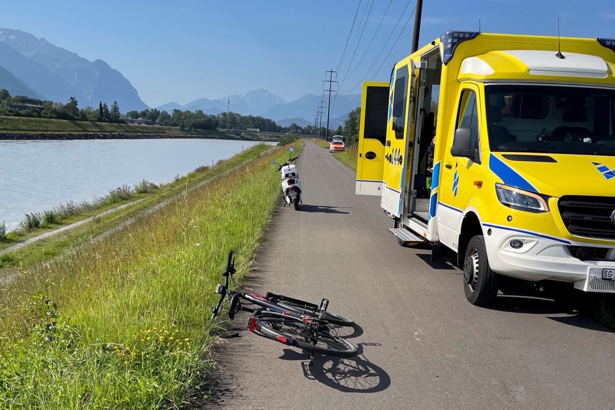 Haag SG - Hund jagt Velofahrerin hinterher