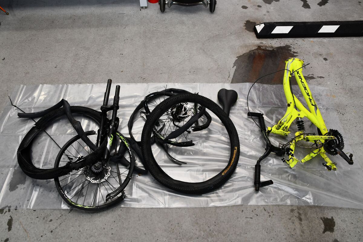 Wohlen AG – Fahrräder auf Bahngleisen