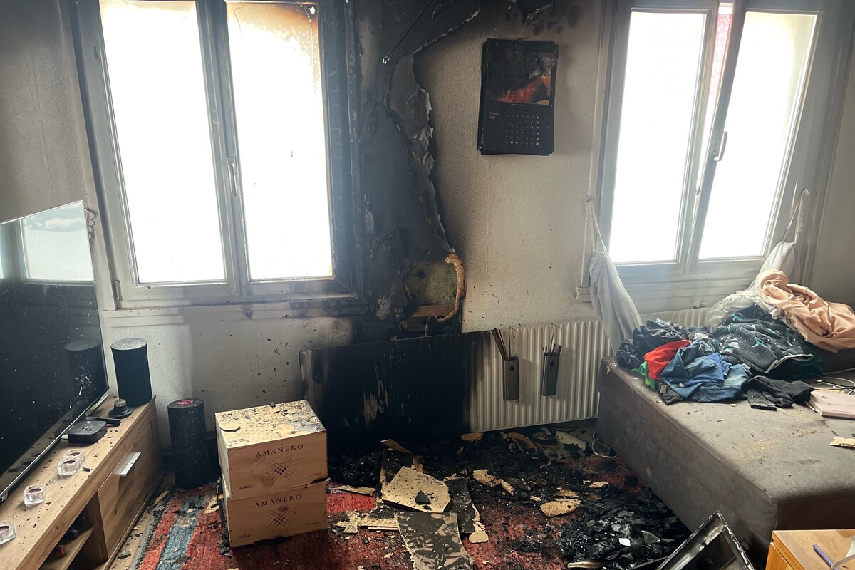 Gossau SG - Brand in einer Wohnung - Bewohner evakuiert 