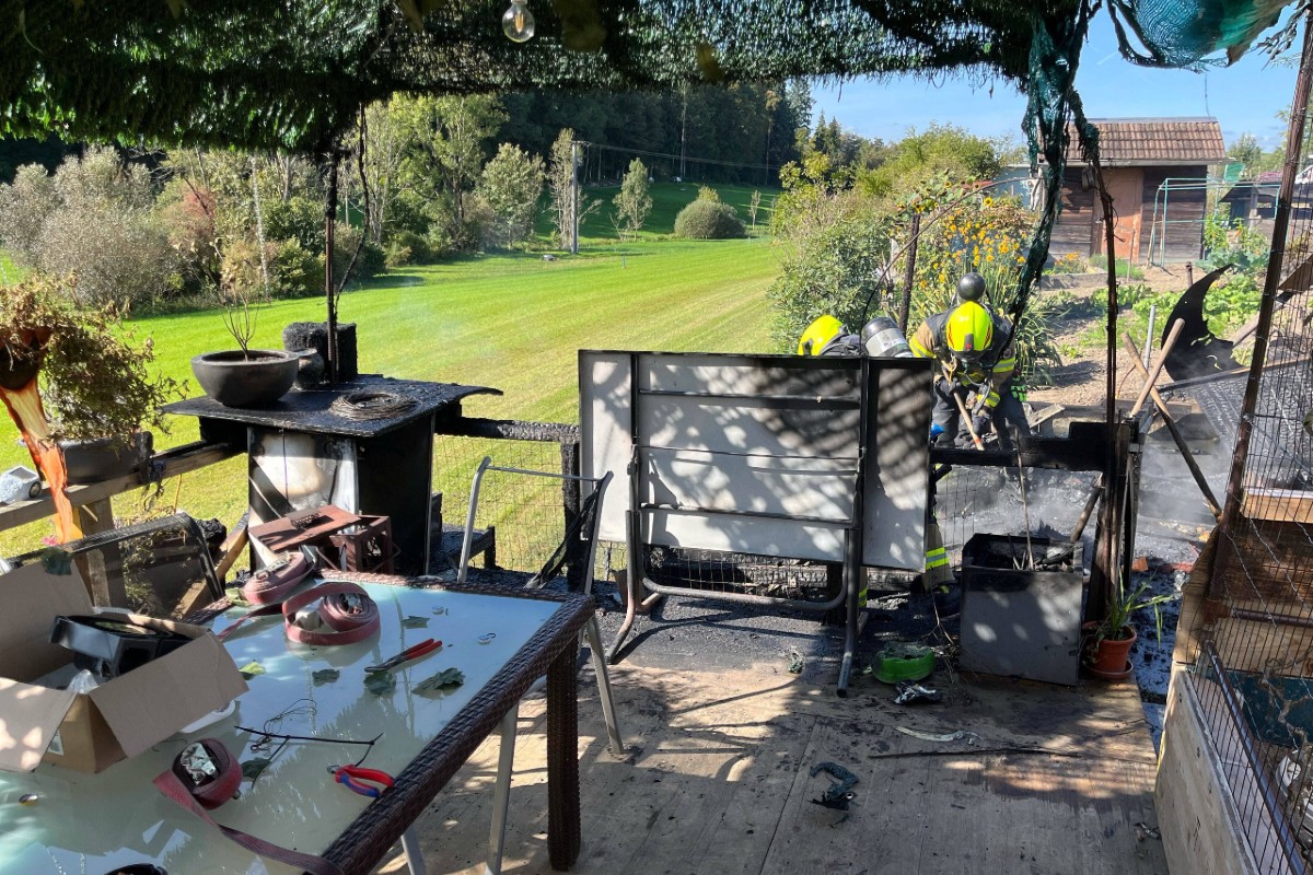  Oberuzwil SG - Nach Brand zwei Marihuanapflanzen gefunden