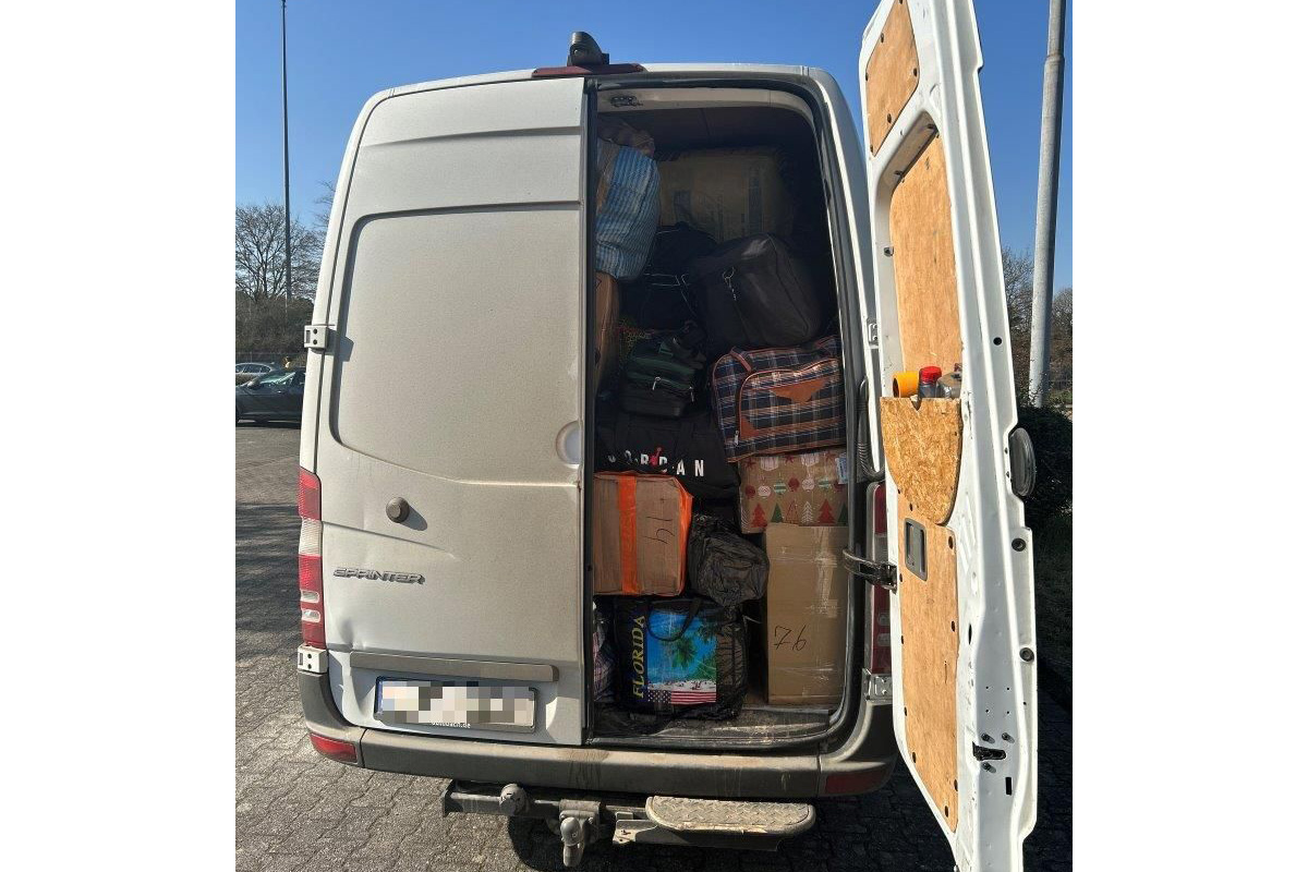 A3 Rodgau – Kleintransporter um 80 Prozent überladen