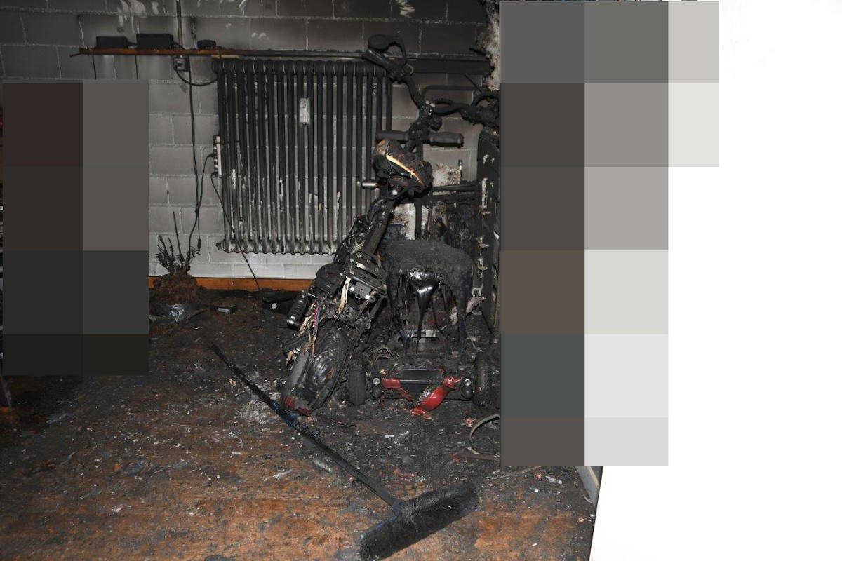 Oberentfelden AG – Brand eines E-Scooter Akku 