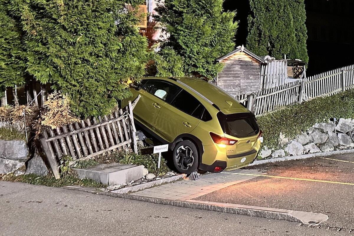 Herisau AR – Unfall nach Sekundenschlaf 