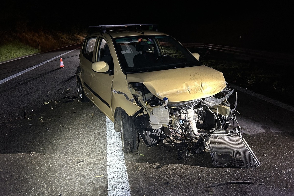 Neuwilen TG - Autofahrerin verunfallt alkoholisiert