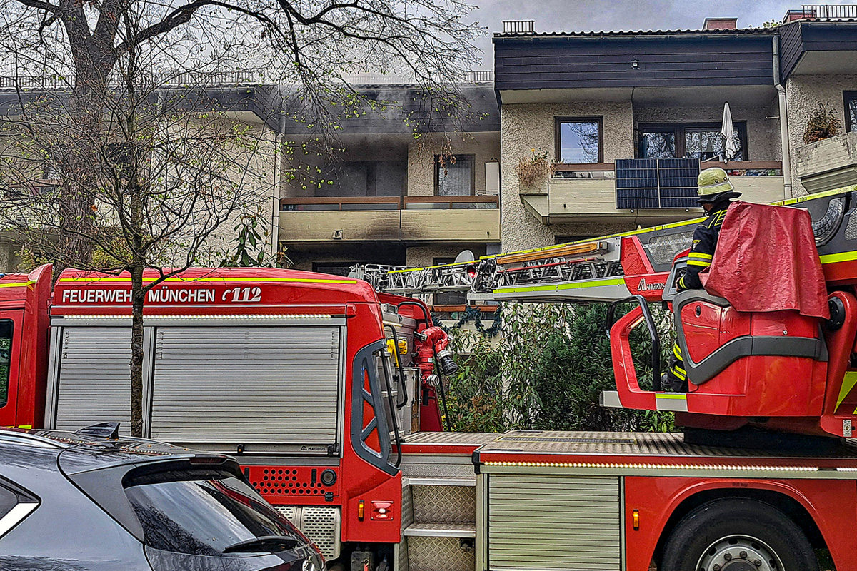 München – Bewohner bei Küchenbrand verletzt 