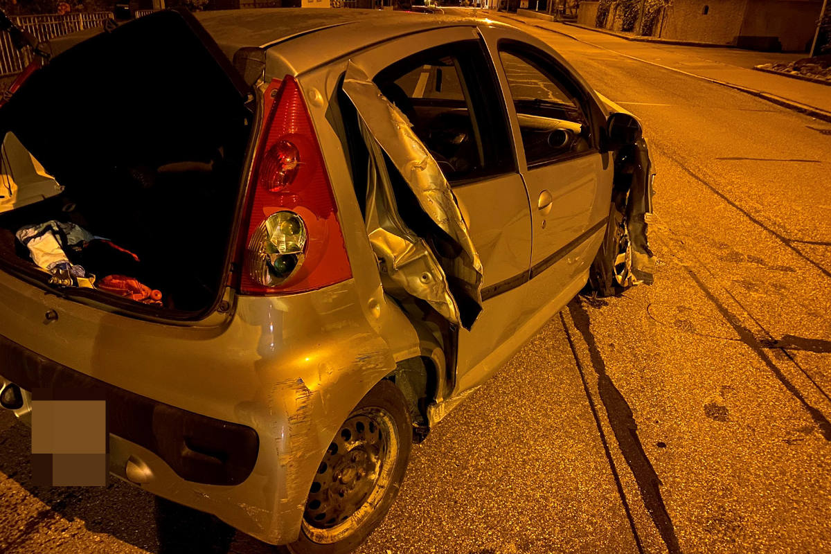 Unterkulm AG – Betrunken Unfall verursacht