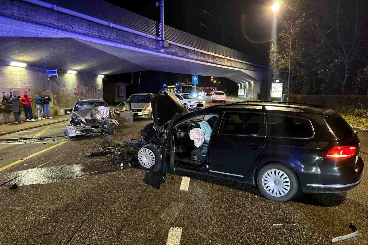 Olten SO – Neulenker auf Gegenfahrbahn kollidiert