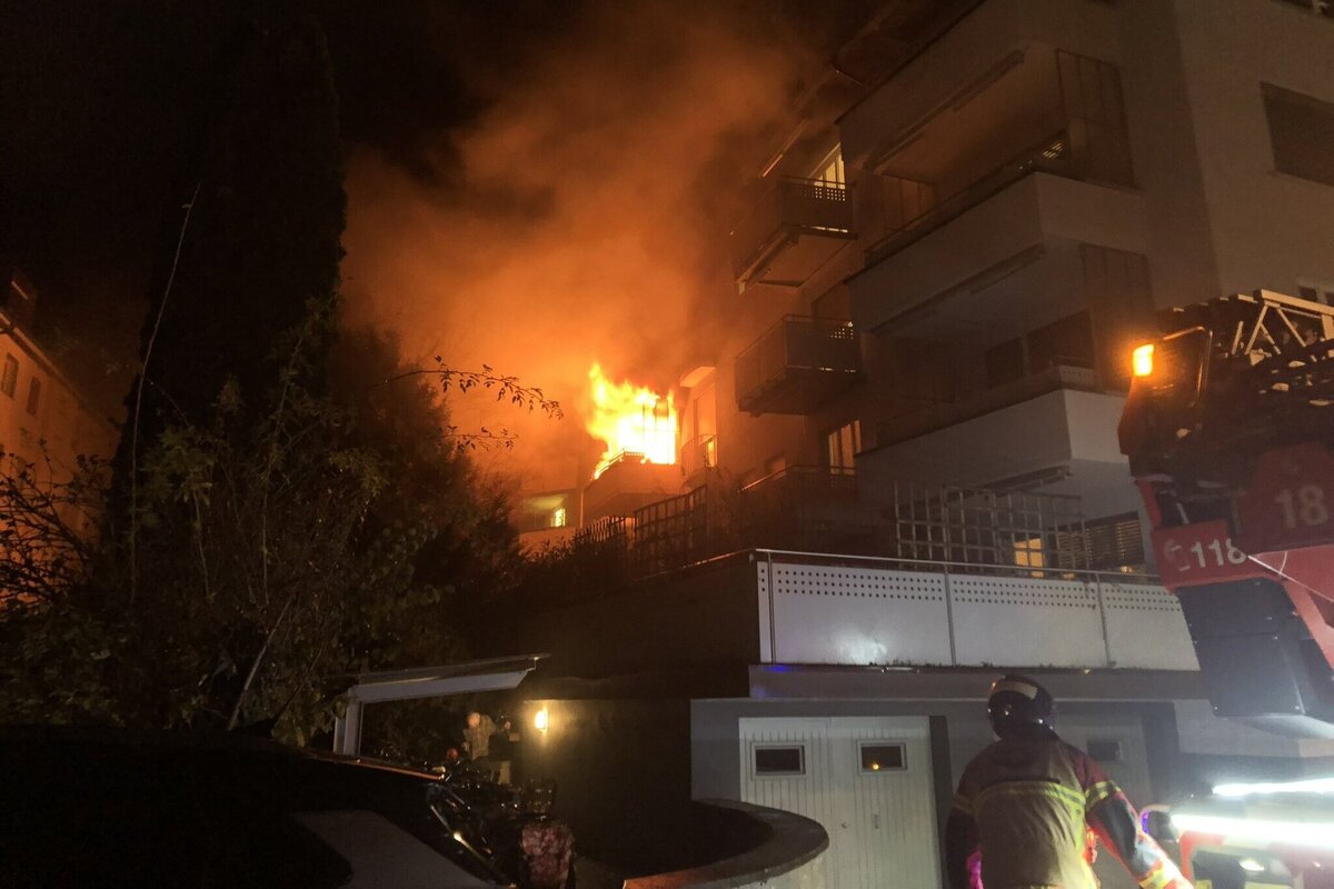 Bern - Wohnung nach Brand unbewohnbar