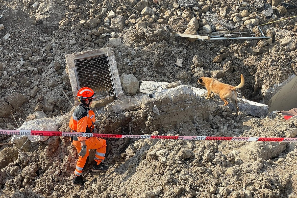 Baugrubendrama in Feusisberg SZ - Todesopfer konnten geborgen werden