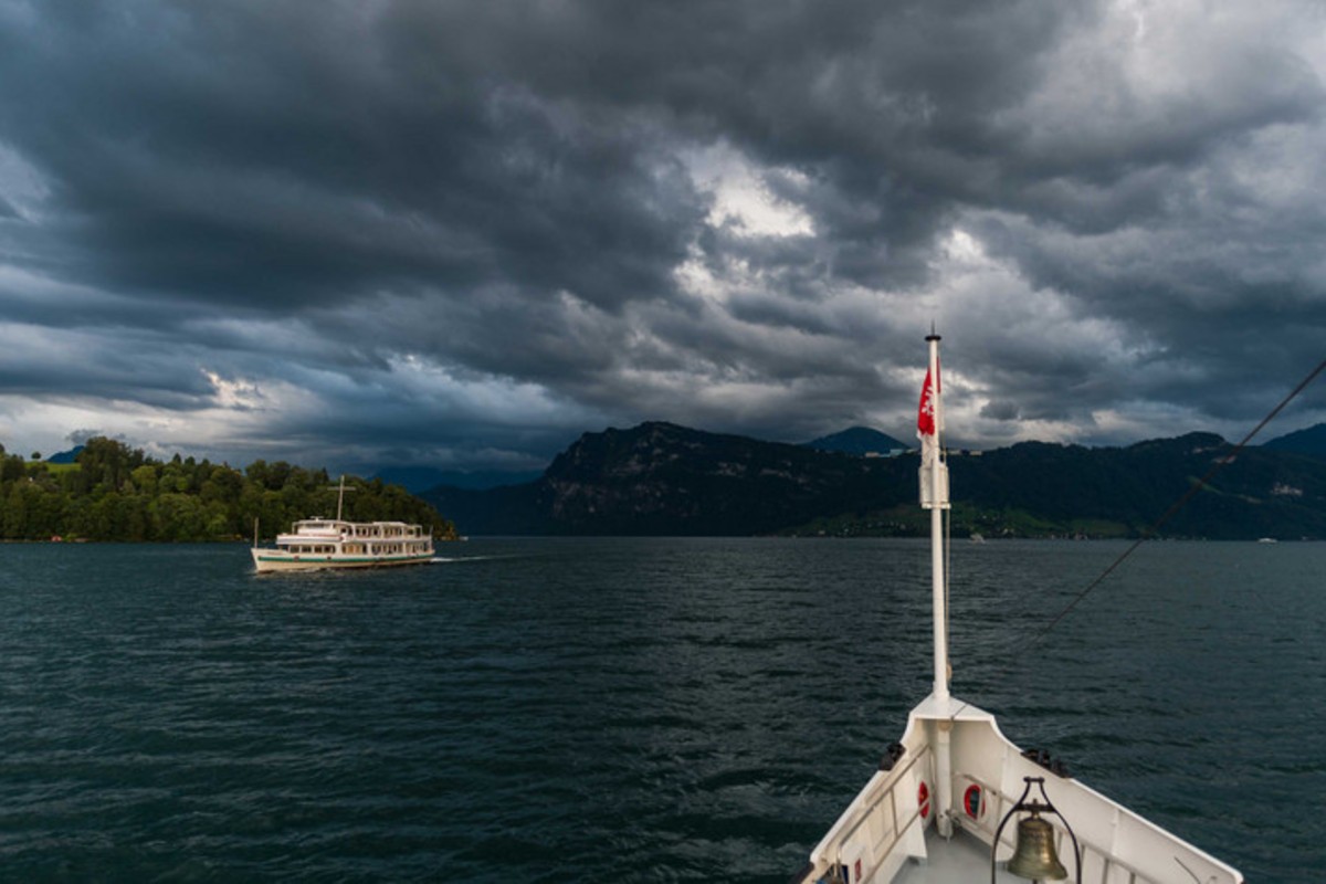 Unwetter am Vierwaldstättersee - Einstellung der Schifffahrt aufgrund von Hochwasser bis mindestens Samstag 17.07.2021
