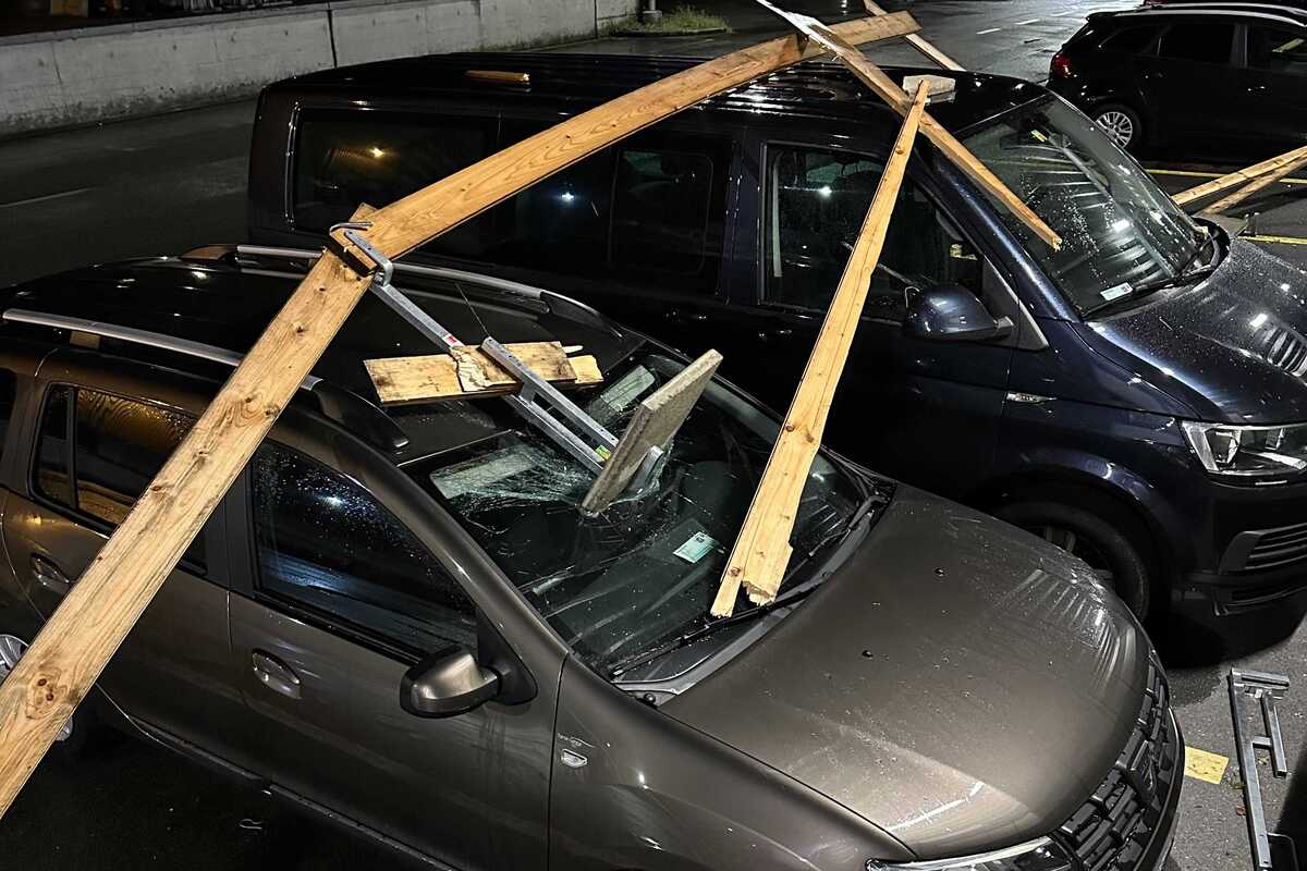 Goldau SZ - Zerstörerisches Gewitter 