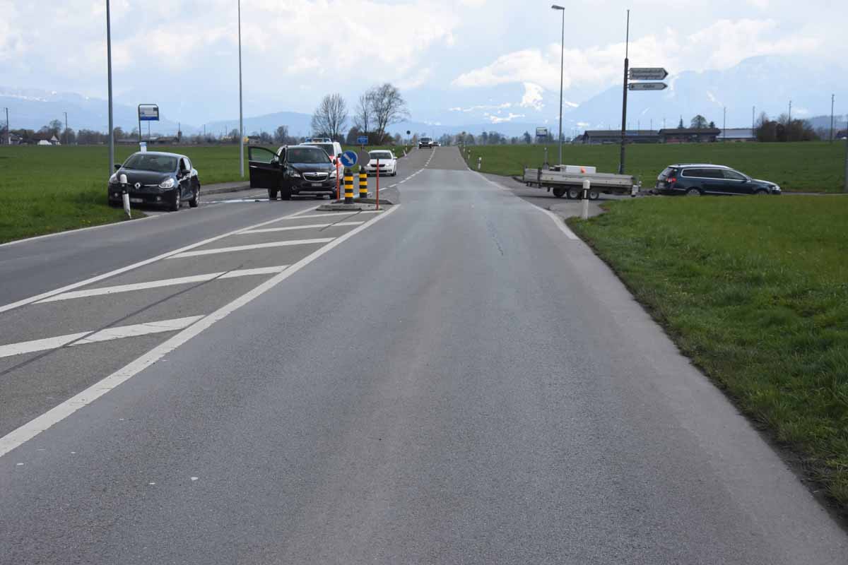 Altstätten SG - Vortritt missachtet