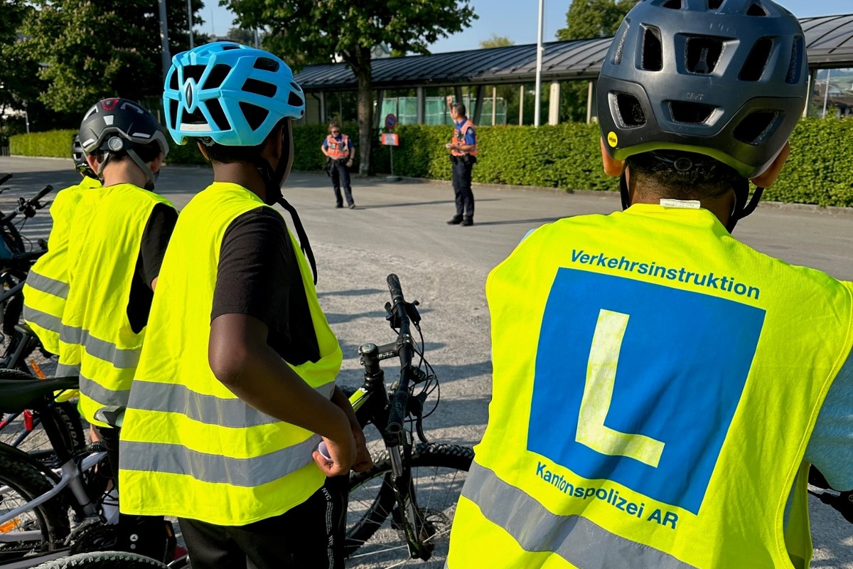 Vorsicht! Radfahrerprüfungen im Kanton Appenzell Ausserrhoden