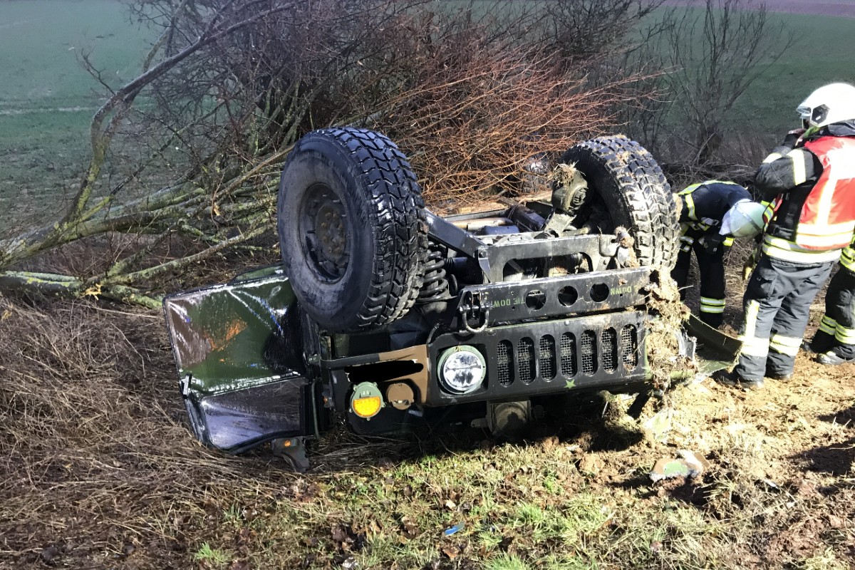 Marnheim – Militärfahrzeug in schwerem Unfall verwickelt