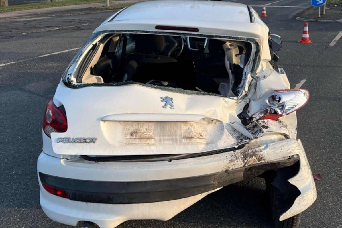 Bad Oeynhausen – Unfall beim Fahrspurwechsel