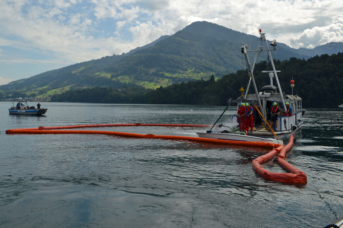 Weggis-Vierwaldstättersee LU - Motorboot gesunken