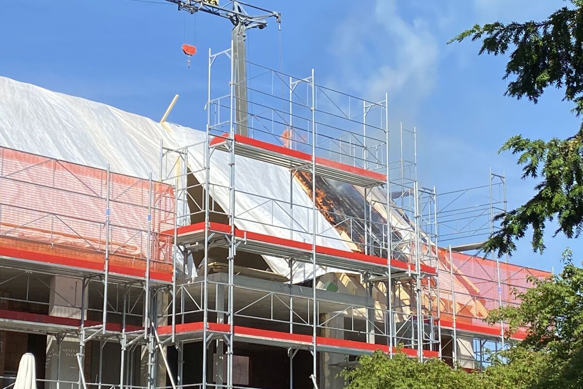 Dachstockbrand gestern in Sissach BL 