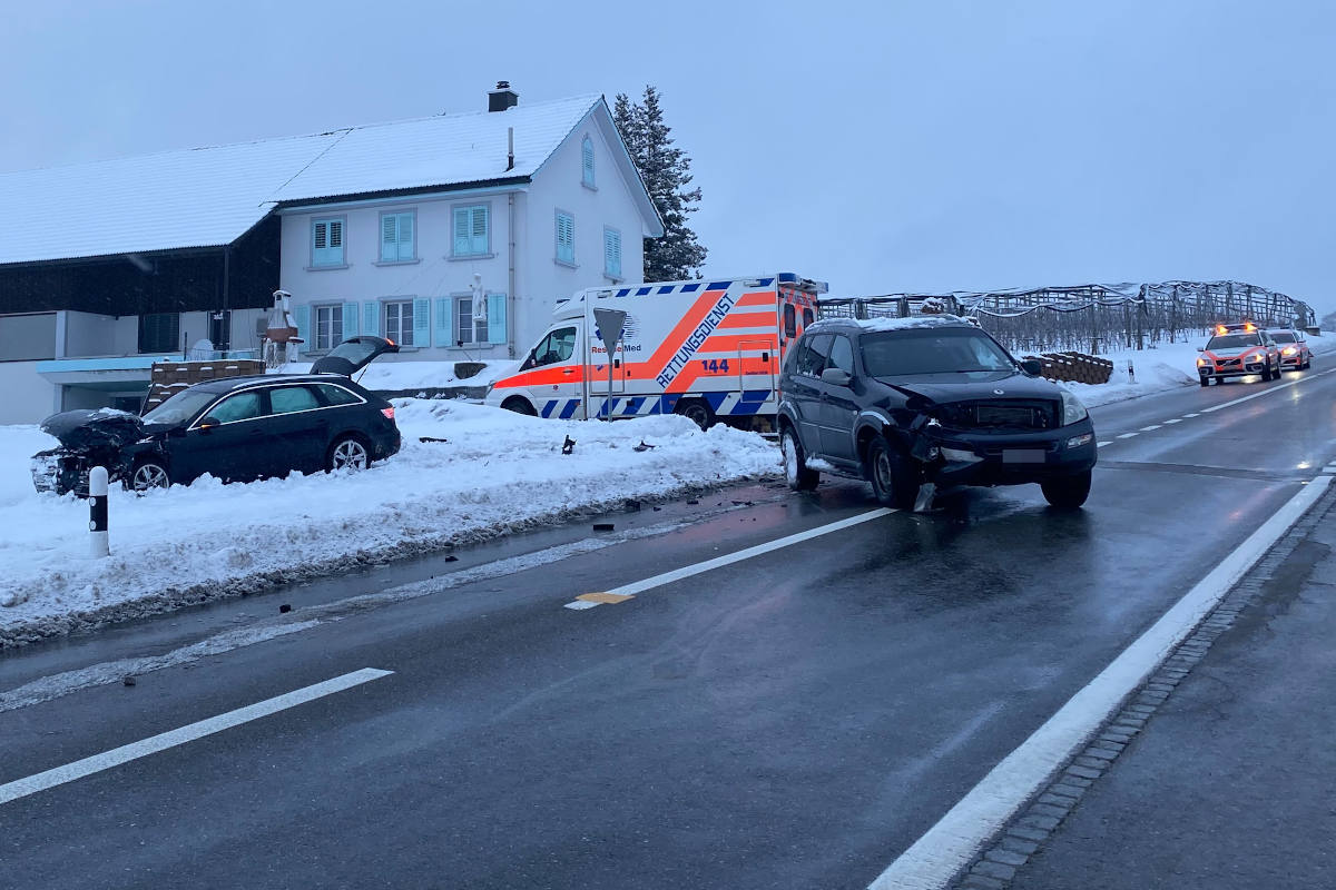 Opfershofen TG – Bei Verkehrsunfall verletzt