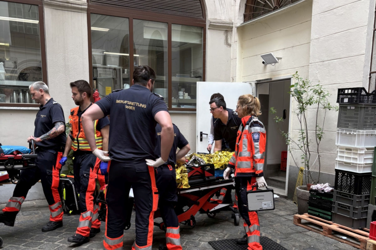Wien – Drei Mitarbeiter bei Küchenunfall verletzt