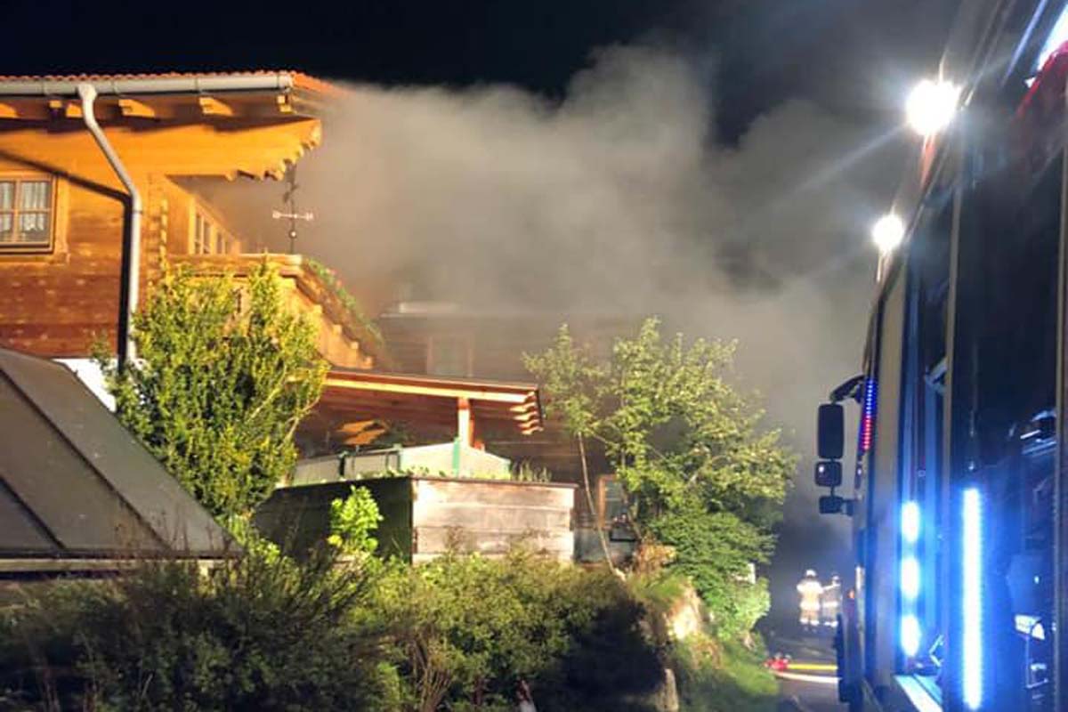 Altenmarkt - Vater rettete bewusstlose Tochter aus brennendem Haus