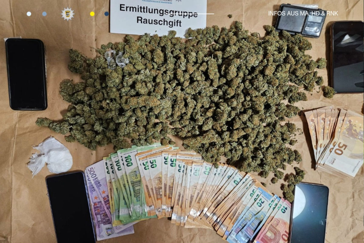 Mannheim – 34-Jähriger wegen Drogenhandels in Haft