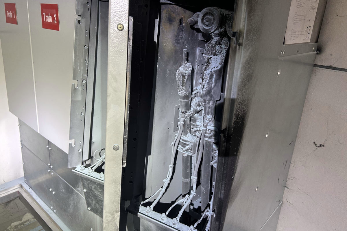 Arnegg SG – Stromausfall wegen Brand einer Trafostation