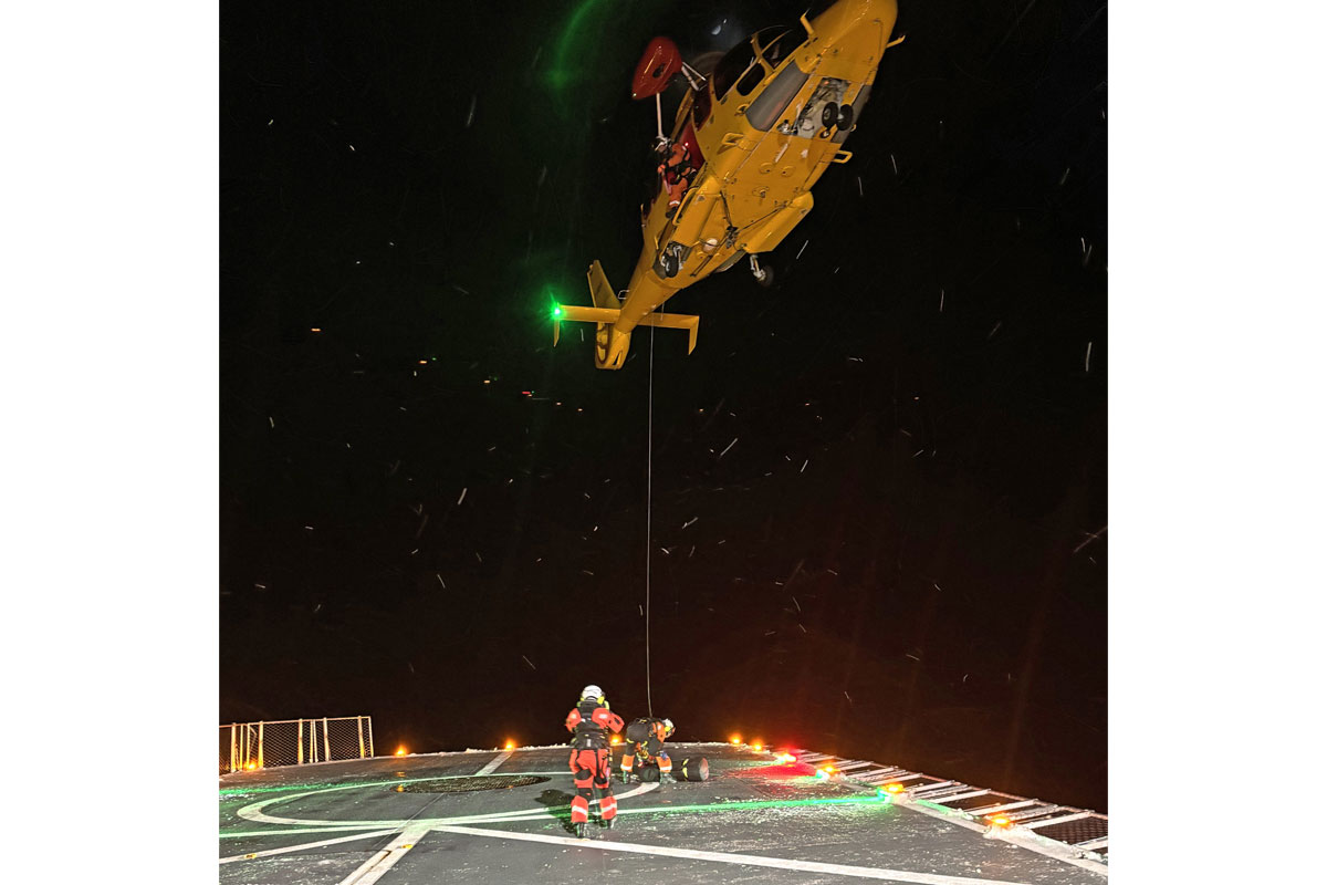 Cuxhaven – Schwer verletzter Fischer bei Helgoland gerettet