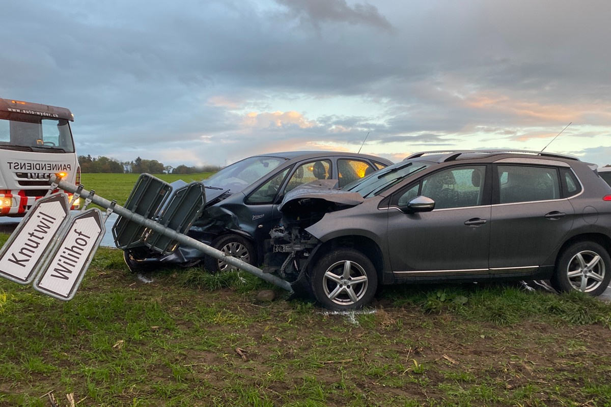 Diverse Verkehrsunfälle im Kanton Luzern