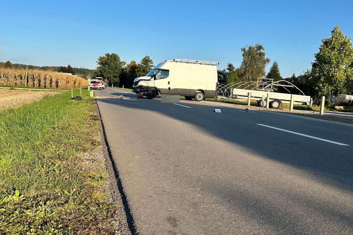 Unfall in Seuzach ZH – Motorradfahrer schwer verletzt
