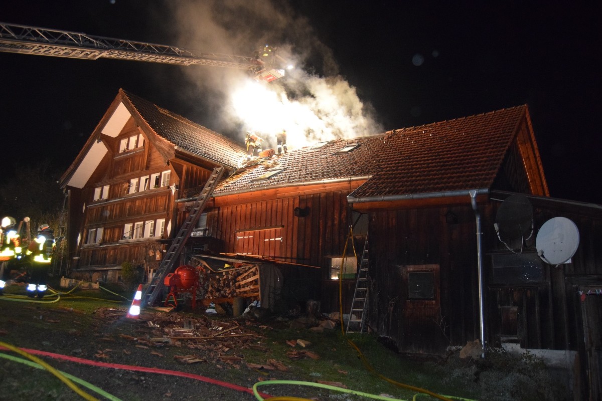 Stein AR - Boiler in Brand geraten - 120'000 Franken Sachschaden