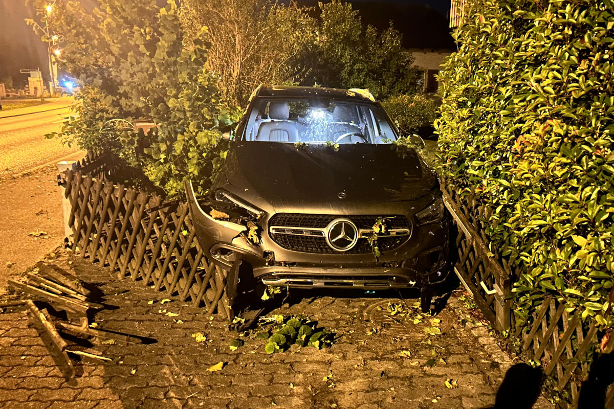 Märstetten TG - Wegen Sekundenschlaf verunfallt