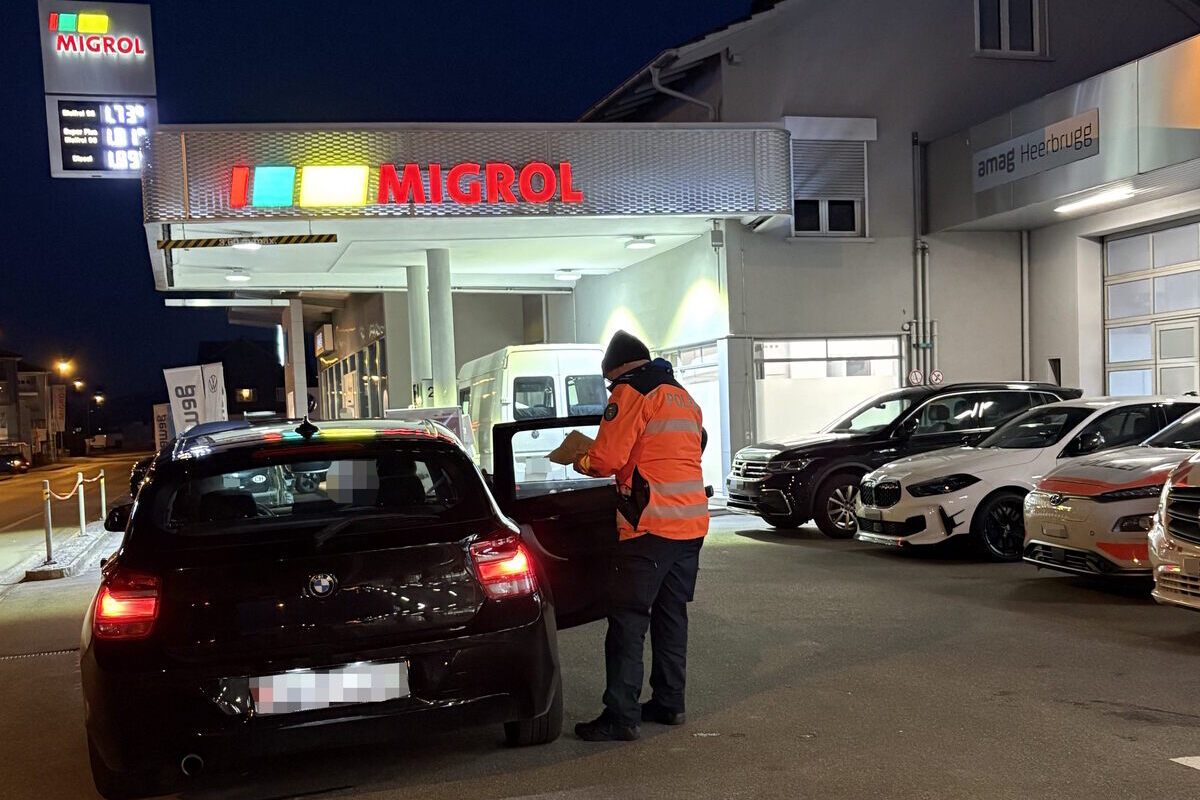 Lichtkontrolle in Heerbrugg SG – Polizei und TCS im Einsatz