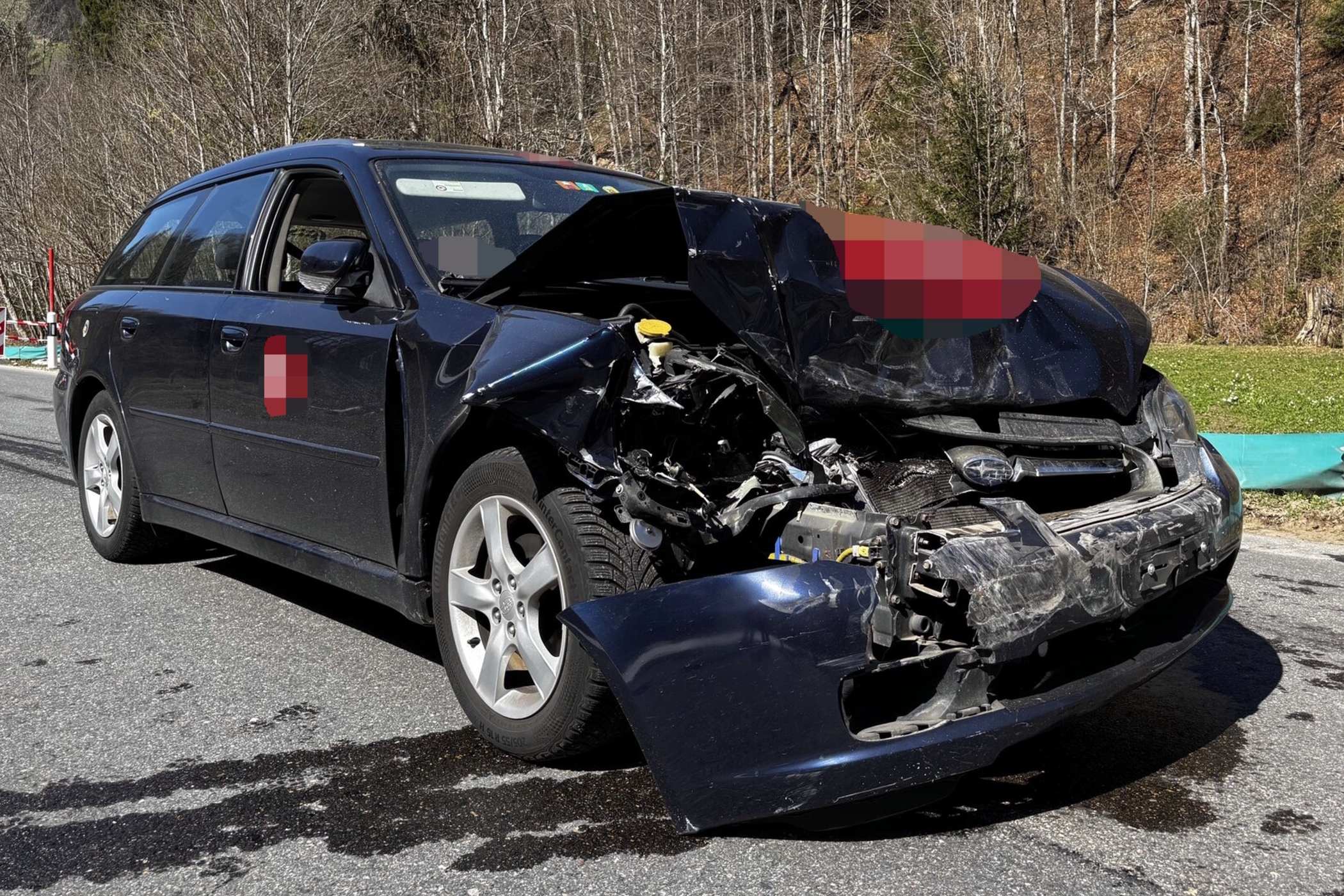 Ennetbühl SG – Bei Unfall ins Heck geprallt