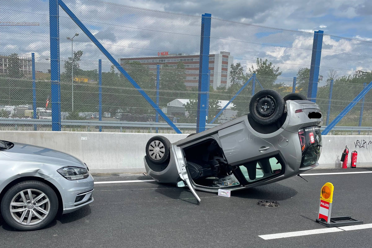 Bochum Laer – Verkehrsunfall auf Zubringer zur A448